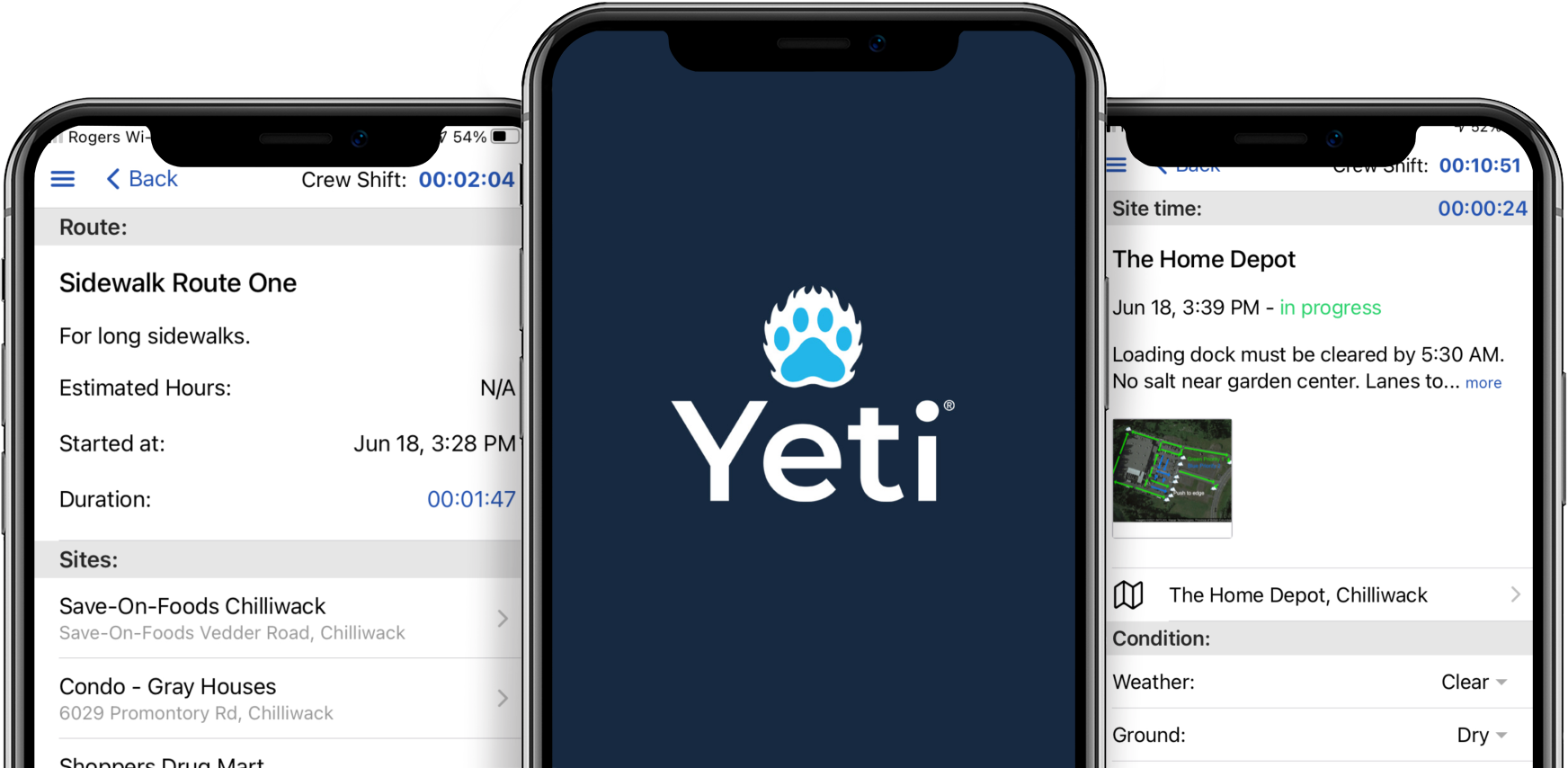 yeti snow removal software