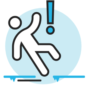 slip and fall graphic